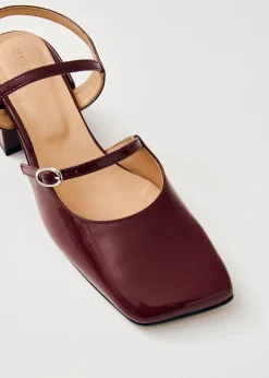 Withnee Onix Tacones De Cuero Burdeos