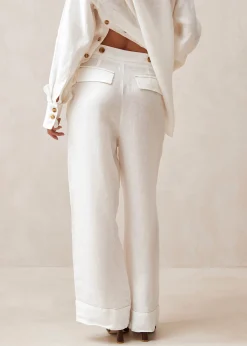 Zulu Pantalones Color Crema