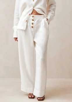 Zulu Pantalones Color Crema