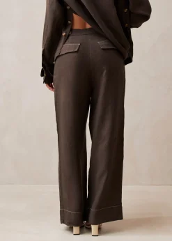 Zulu Pantalones Marrón Chocolate